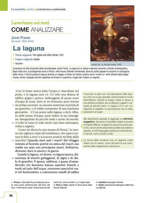 COME ANALIZZARE - La laguna (J. Frame)