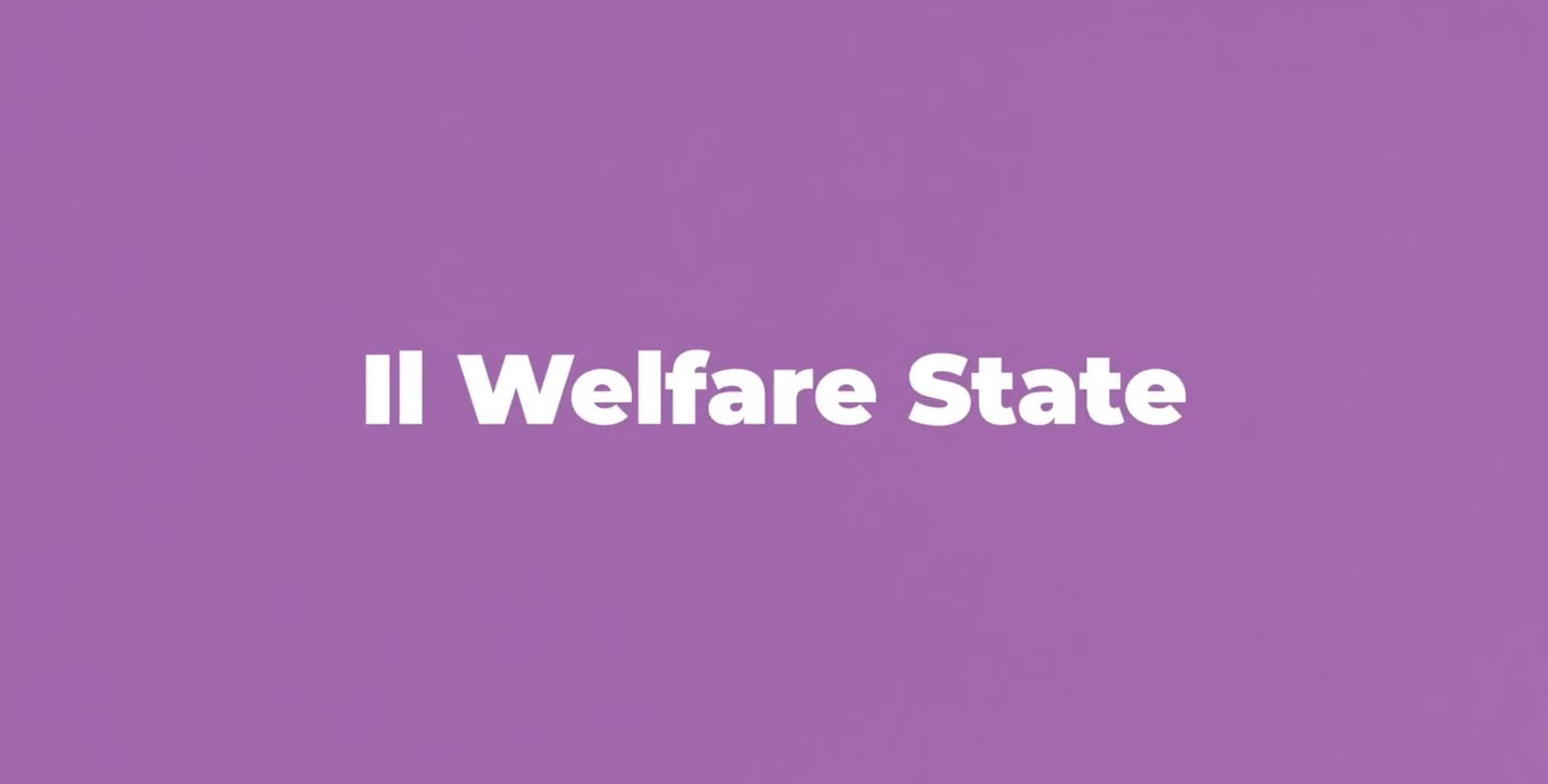 Il Welfare State