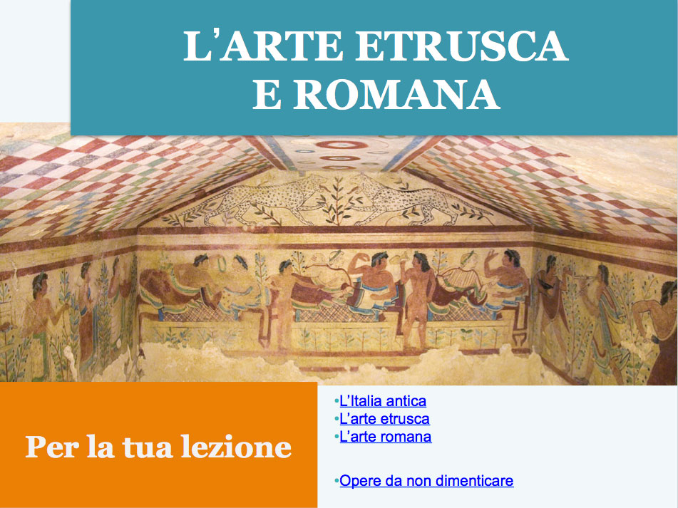 L'arte etrusca e romana