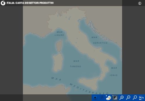Settori produttivi in Italia: carta interattiva