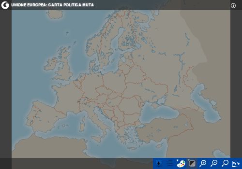 Unione Europea: carta interattiva