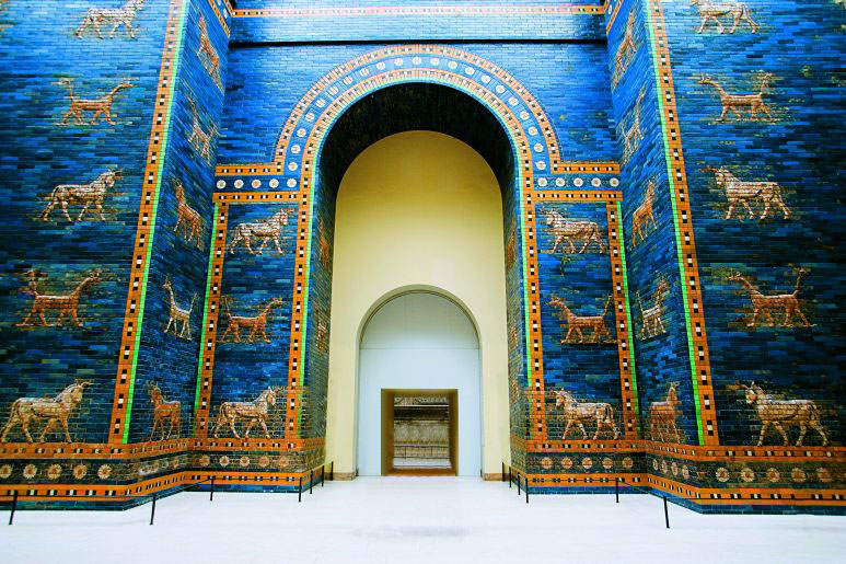 Ricostruzione della porta di Ishtar di Babilonia