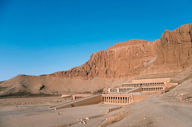 Veduta del Tempio di Deir el Bahri