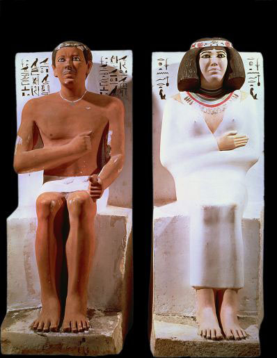 Statue di Rahotep e Nofret