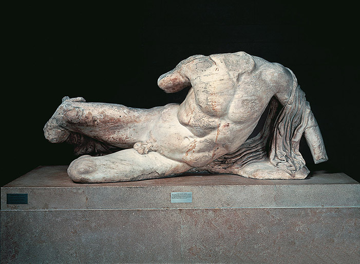 Statua del frontone occidentale del Partenone (Cefiso)