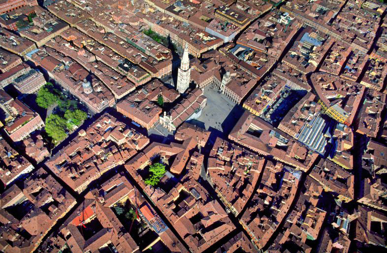 Veduta di Modena dall’alto