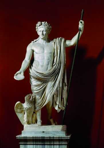 Statua di Claudio in veste di Giove