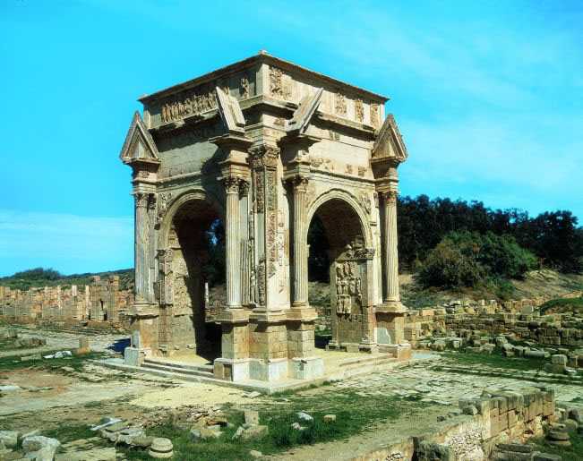 Arco di Settimio Severo a Leptis Magna
