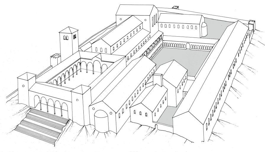 Ricostruzione dell’Abbazia di Montecassino ai tempi dell’abate Desiderio