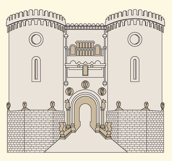 Ricostruzione della Porta di Capua