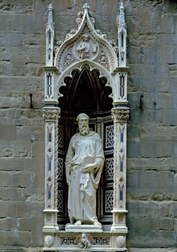 San Marco (copia dall’originale di Donatello del 1411 nel Museo di Orsanmichele)