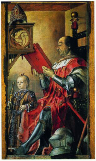 Ritratto di Federico da Montefeltro col figlio Guidobaldo