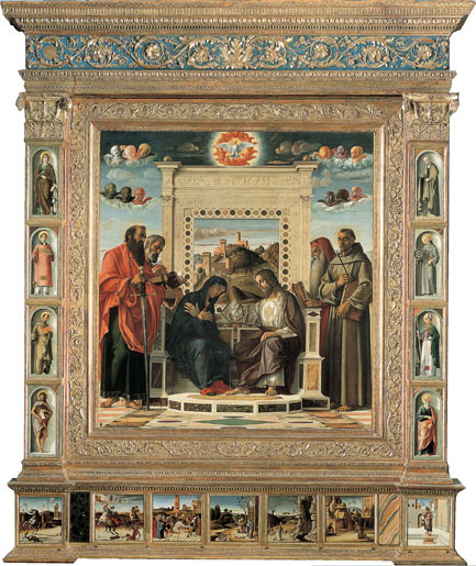 Incoronazione della Vergine fra i santi Pietro, Paolo, Girolamo e Francesco d’Assisi