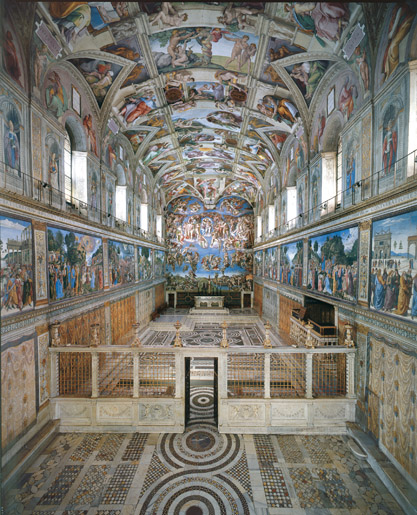 Veduta della Cappella Sistina