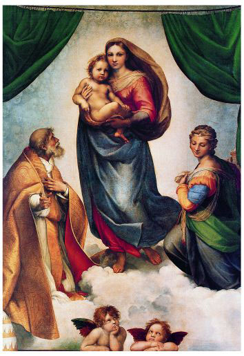 Madonna con Bambino, san Sisto e santa Barbara (Madonna Sistina)