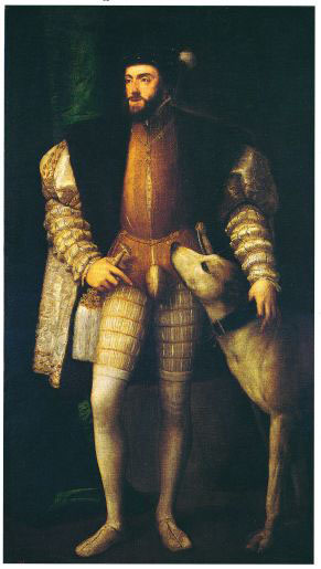 Ritratto di Carlo V con cane