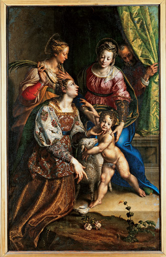 Madonna con il Bambino, san Giuseppe, sant’Agnese e santa Caterina