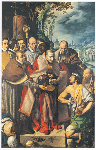 San Carlo Borromeo comunica gli appestati
