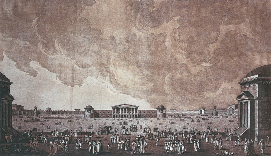 Milano, Foro Bonaparte, 1800