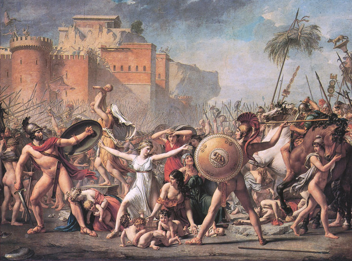 Sabine che arrestano il combattimento tra Romani e Sabini