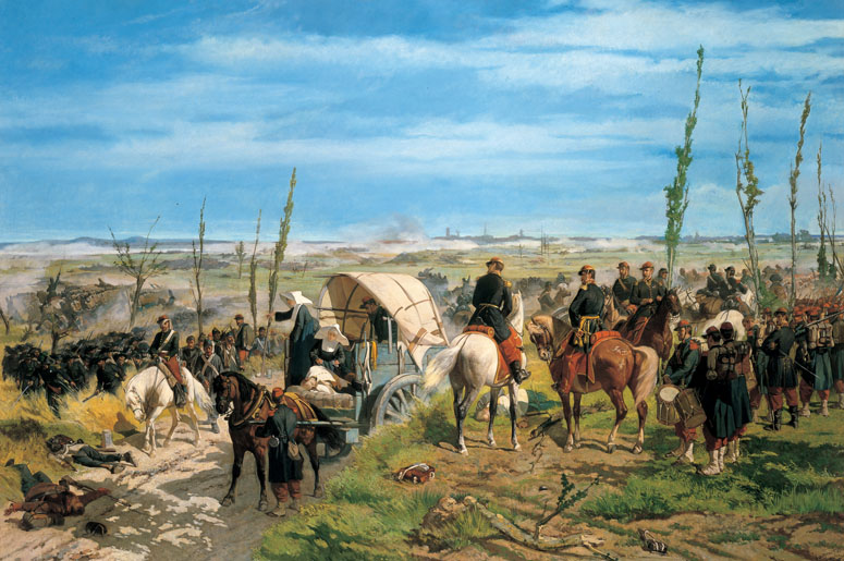 Il campo italiano dopo la battaglia di Magenta