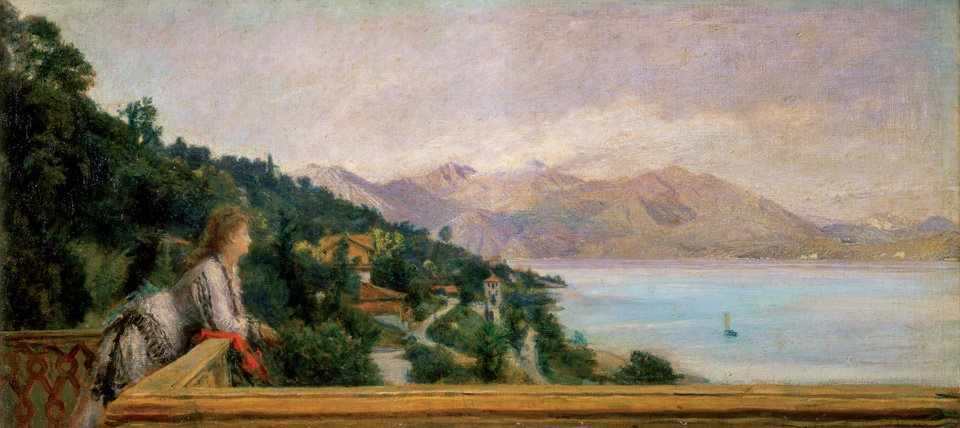 Veduta del lago Maggiore dalla Villa Ada