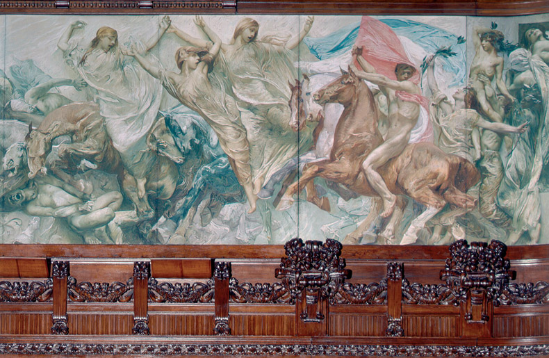 Fregio dell’aula di Palazzo Montecitorio