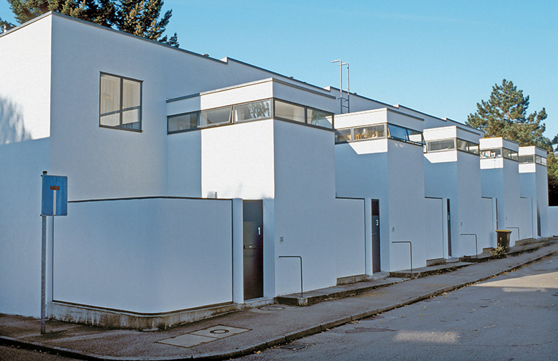 Case a schiera del quartiere residenziale modello Weissenhof