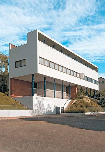 Edificio del quartiere residenziale modello Weissenhof