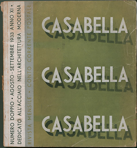 Copertina della rivista “Casabella”