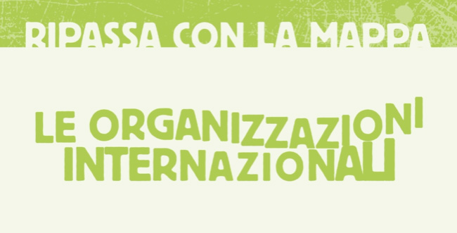 Le organizzazioni internazionali
