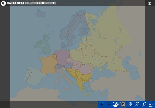 Regioni europee: carta interattiva