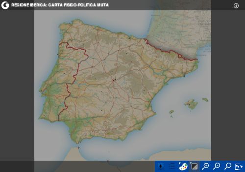 Regione Iberica: carta interattiva