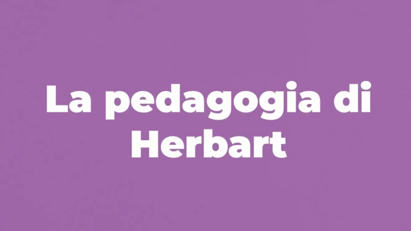 La pedagogia di Herbart