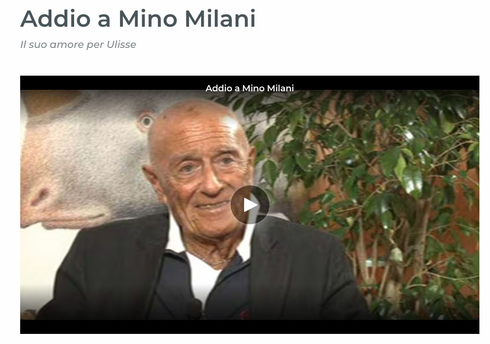 Mino Milani: il mio Ulisse