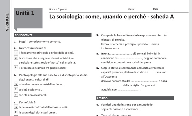 SOCIOLOGIA - La sociologia: come, quando e perché