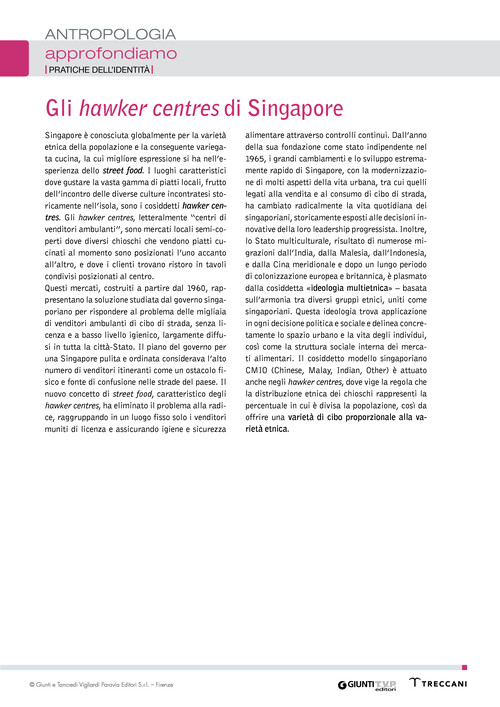 Gli hawker centres di Singapore