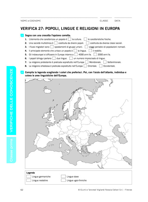 Popoli, lingue e religioni in Europa