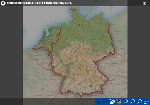 Carta muta della Regione Germanica