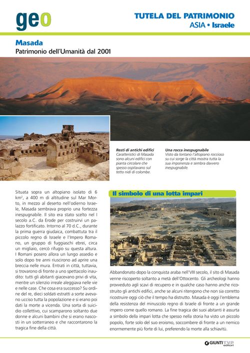 Medio Oriente: Masada