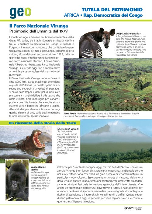 Africa Equatoriale: Il Parco Nazionale Virunga