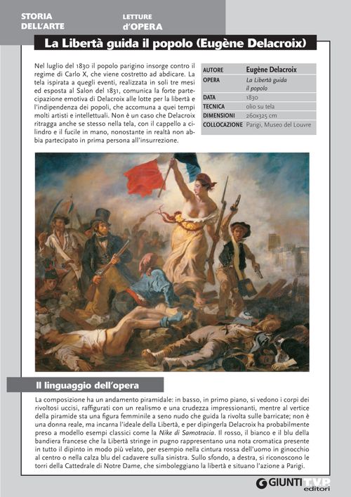 La Libertà guida il popolo (Eugène Delacroix)