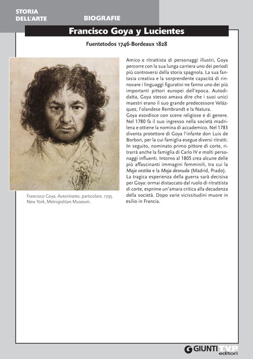 Biografia di Francisco Goya Y Lucientes