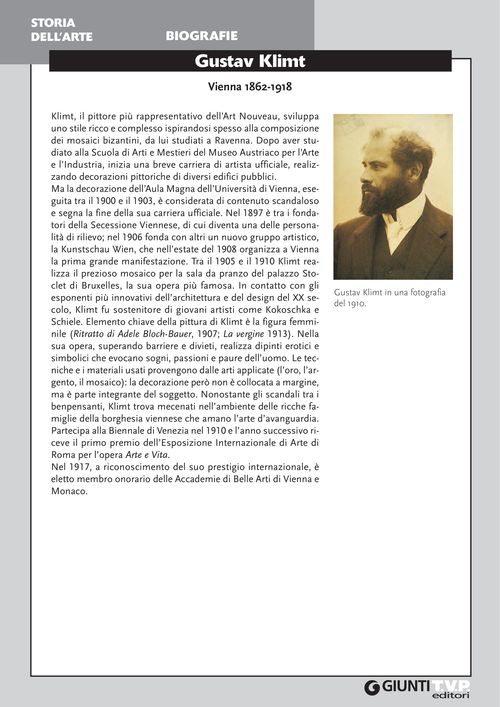 Biografia di Gustav Klimt