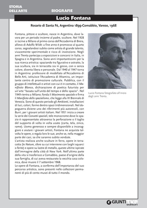 Biografia di Lucio Fontana