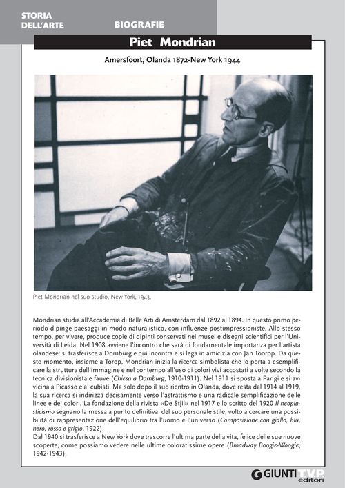 Biografia di Piet Mondrian