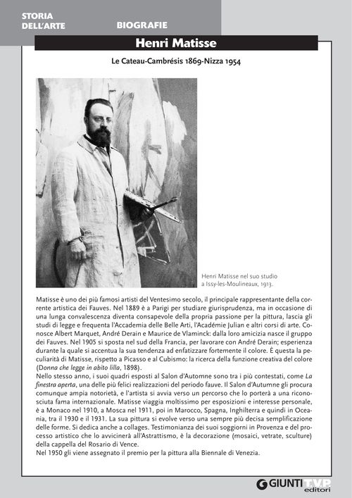 Biografia di Henri Matisse