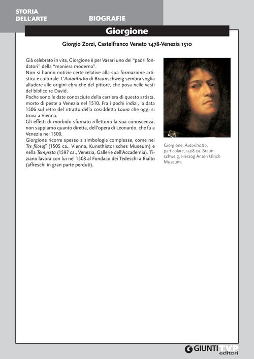 Biografia di Giorgione