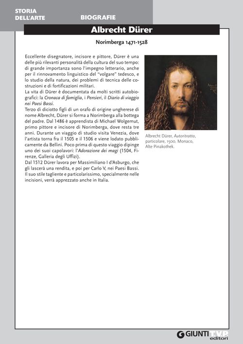 Biografia di Albrecht Dürer