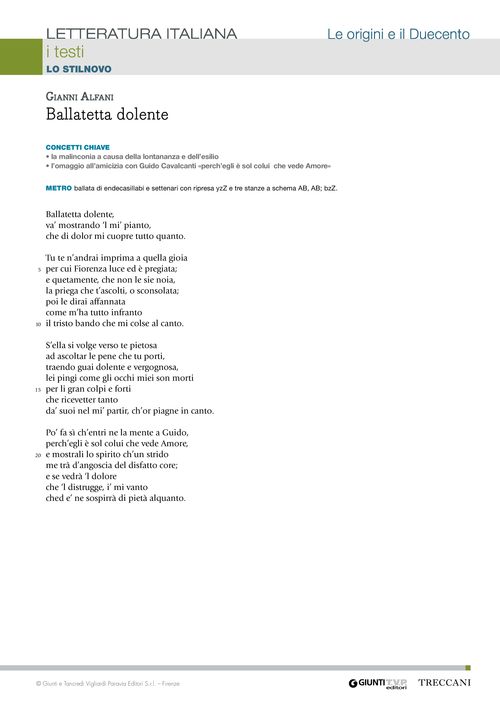 Ballatetta dolente (Gianni Alfani)